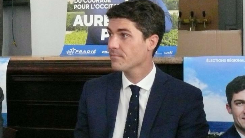 Aurélien Pradié se rend à Pavie