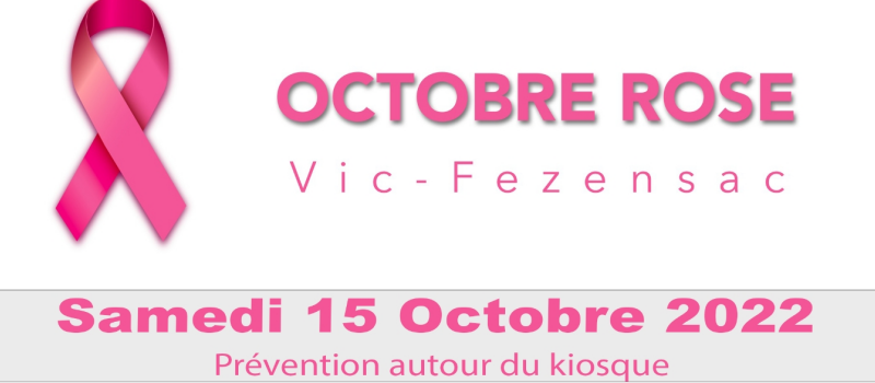 Octobre rose à Vic-Fezensac, c'est samedi !