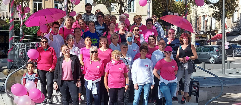 Octobre rose autour du kiosque : une matinée réussie !