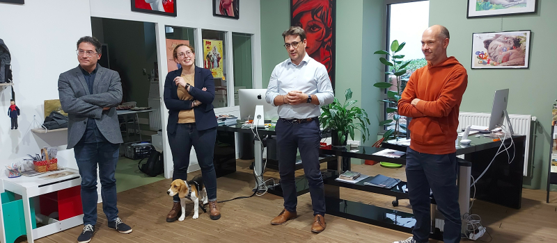 Vernissage de l'exposition de Panda Man à l'Office de Tourisme : une exposition pour aller à la rencontre des Vicois