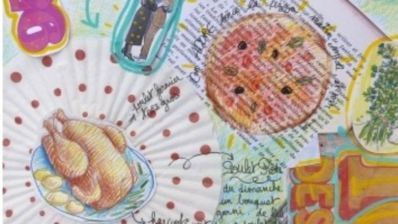 "Créé ton carnet de cuisine" avec Marie Gauthier plasticienne