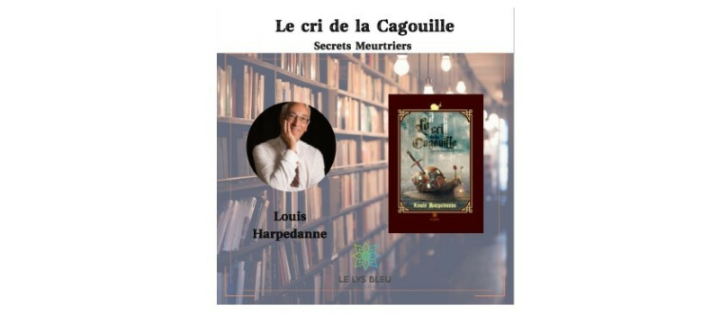 Louis Harpedanne en séance de dédicace de son roman "Le cri de la Cagouille"