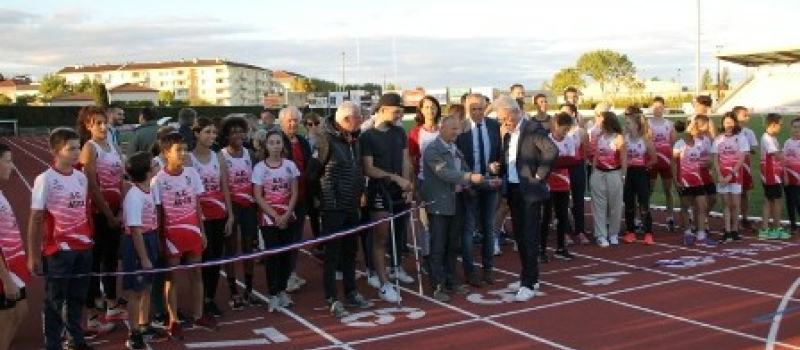 Inauguration de la piste et des installations du Club d'athlétisme