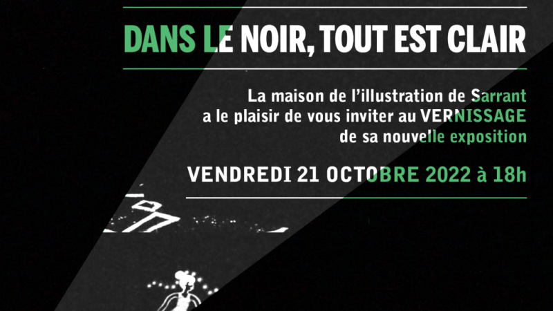 Vernissage à la Maison de l'Illustration de Sarrant.