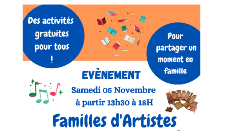Evénement "Familles d'artistes" organisé par Vic Accueil !