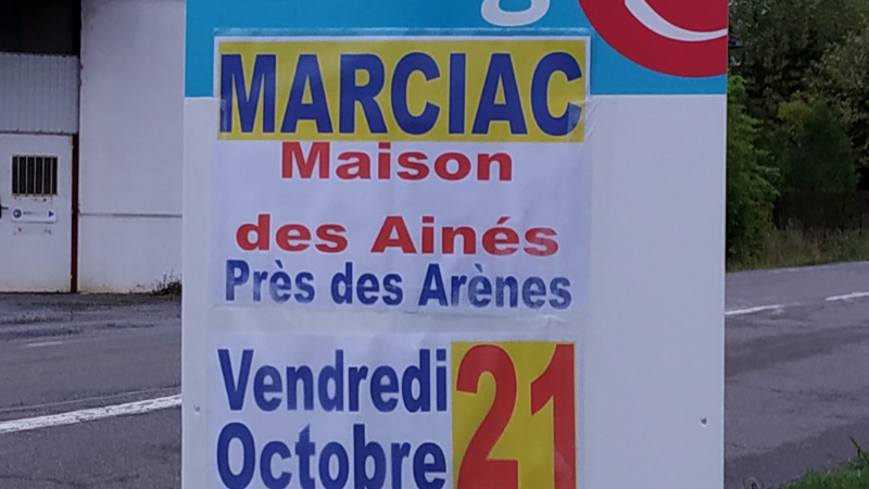 Don de sang à Marciac.