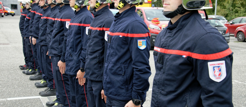 Formation de sapeurs pompiers professionnels