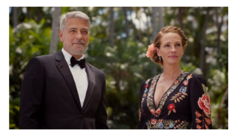 Julia Roberts et George Clooney au cinéma samedi soir dans "Ticket to paradise"  !