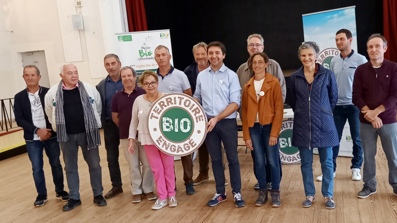 La commune labellisée "Territoire bio engagé"
