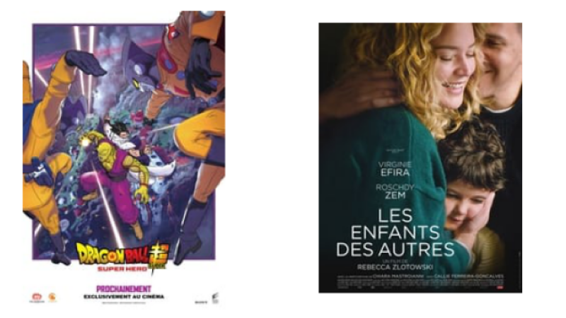 Animation et drame au cinéma mardi