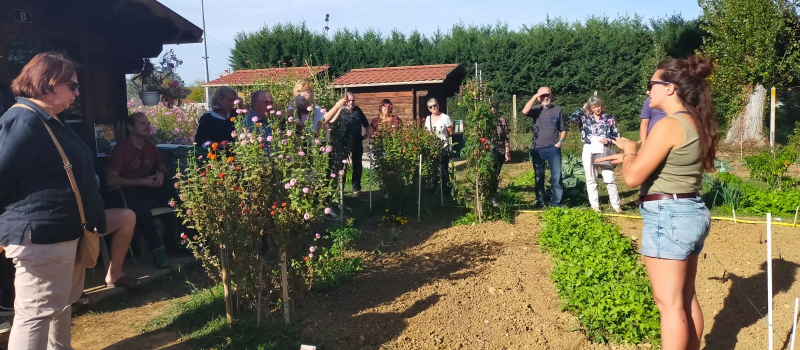 Une fructueuse  rencontre-conseil dans les jardins familiaux sur le thème de l'eau