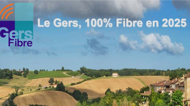Arrivée de la fibre sur cinq nouvelles communes