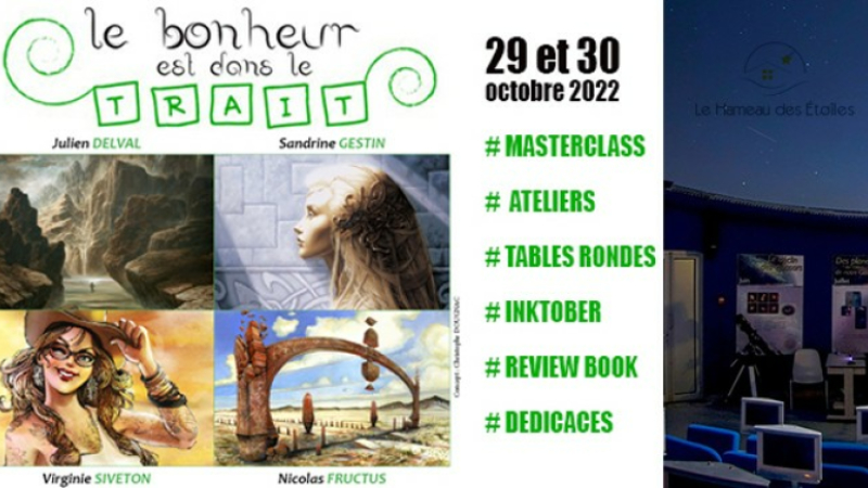 Ce week-end à Fleurance : " Le bonheur est dans le trait " , masterclass et ateliers ...