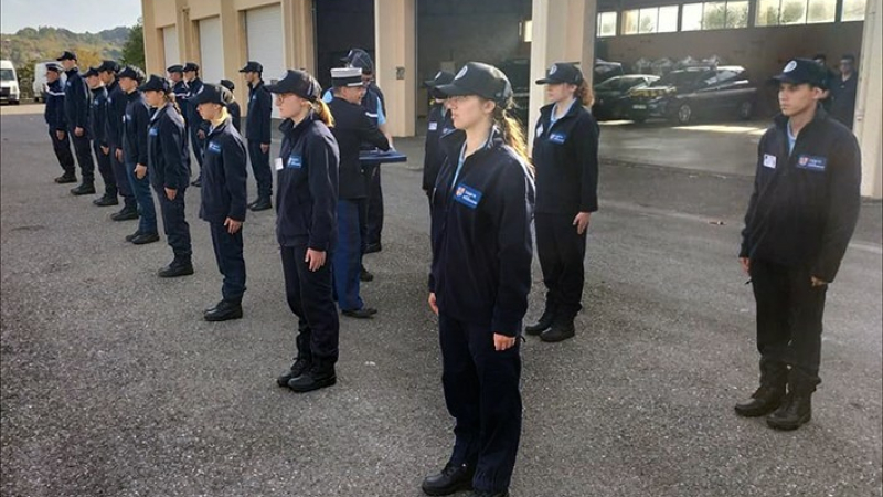 Cadets de la gendarmerie du Gers.