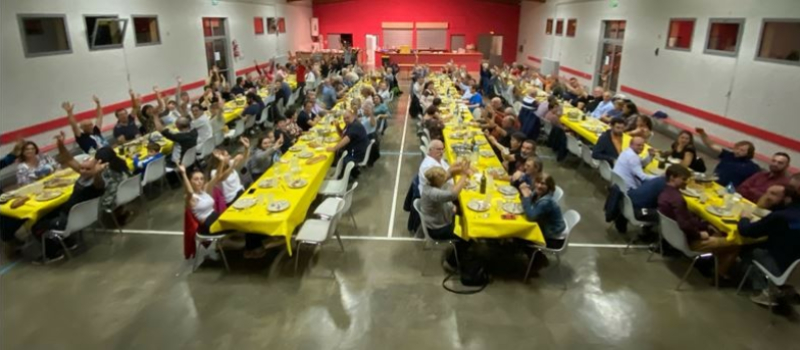 Une réussite plus belle à table que sur le terrain