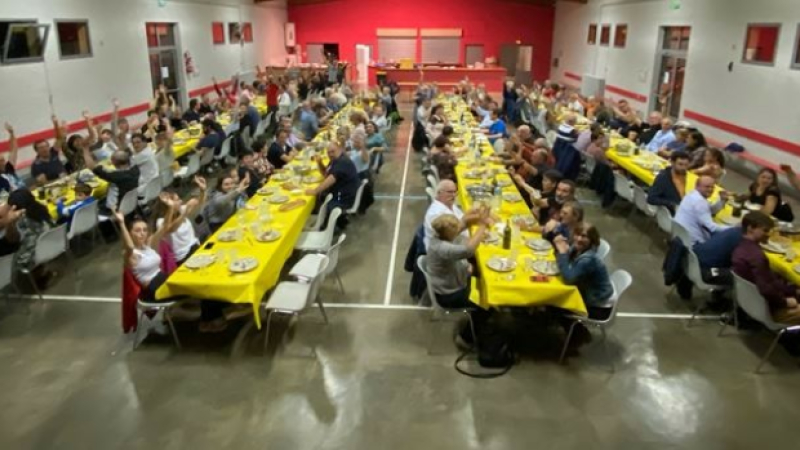 Une réussite plus belle à table que sur le terrain