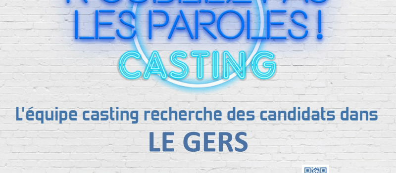 N'oubliez pas les paroles !