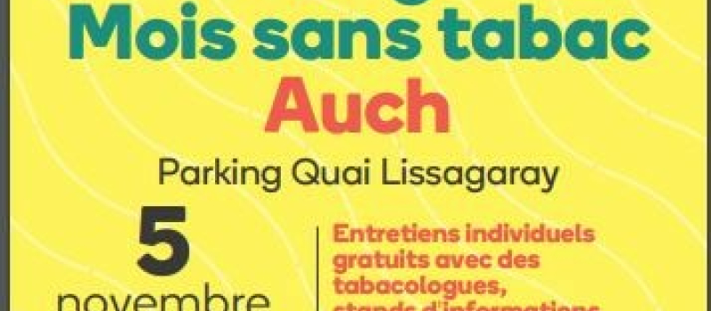 Demain : Installation du vilage # mois sans tabac