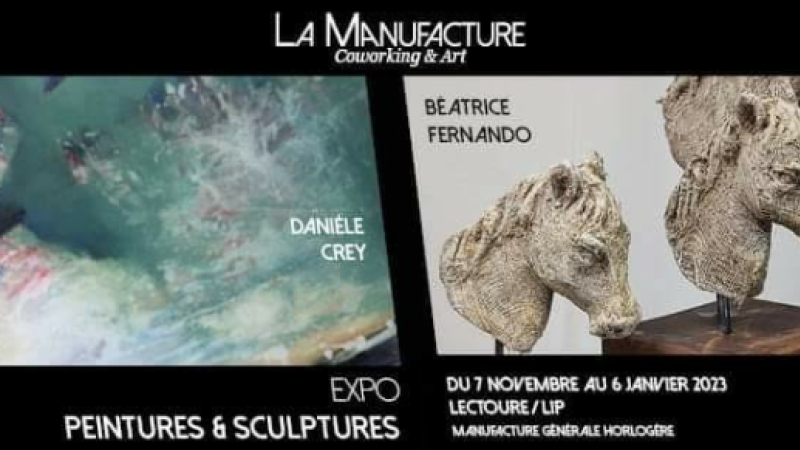Lectoure : expositions des artistes Danièle Crey et Béatrice Fernando