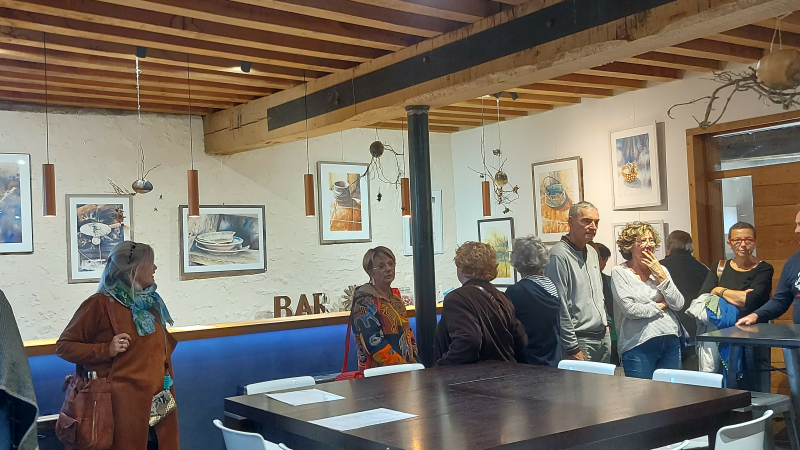 Quand trois univers artistiques se côtoient, cela donne "L'Art'Rencontre"  à Herrebouc