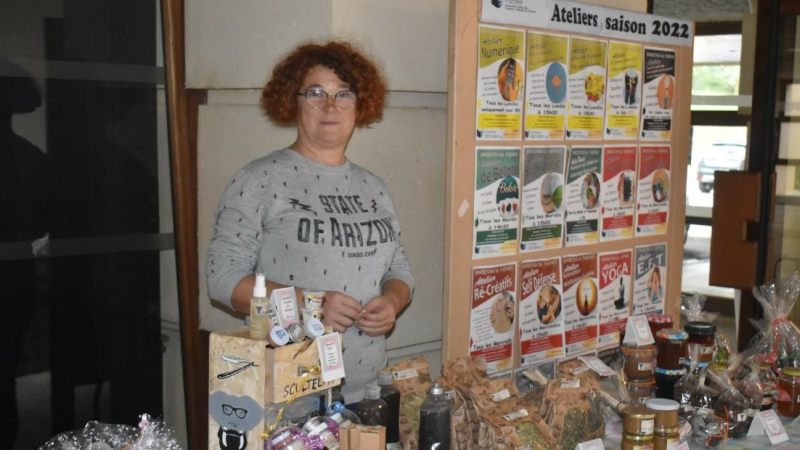 Sandrine Kubiak  a animé des ateliers à l’Utepsiaa
