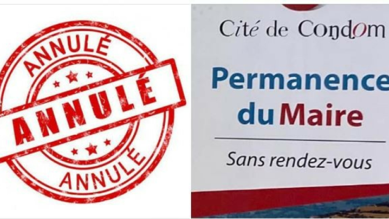 Permanence du maire annulée