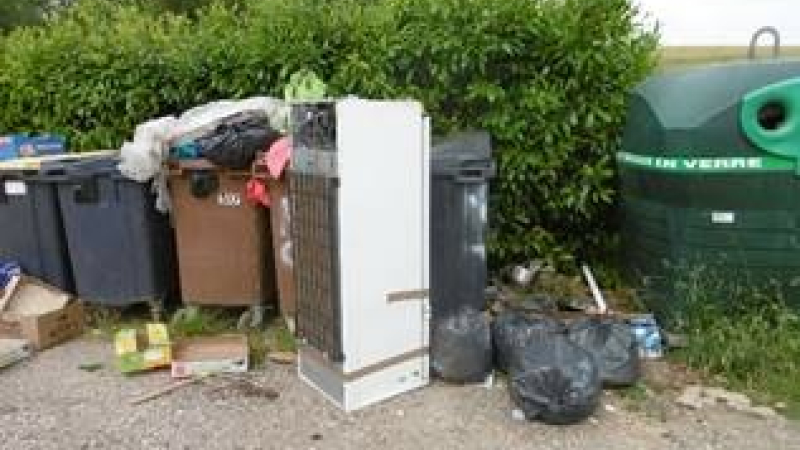 Des amendes pour dépôts illégaux de déchets dans l’espace public