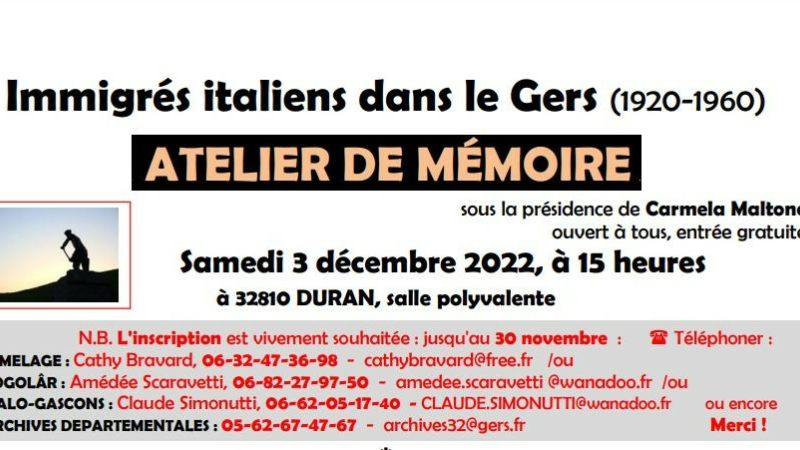 Dans le cadre de l'exposition " Ciao Italia"