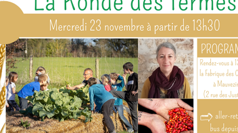 Le Comptoir des colibris propose : la " Ronde des Fermes"