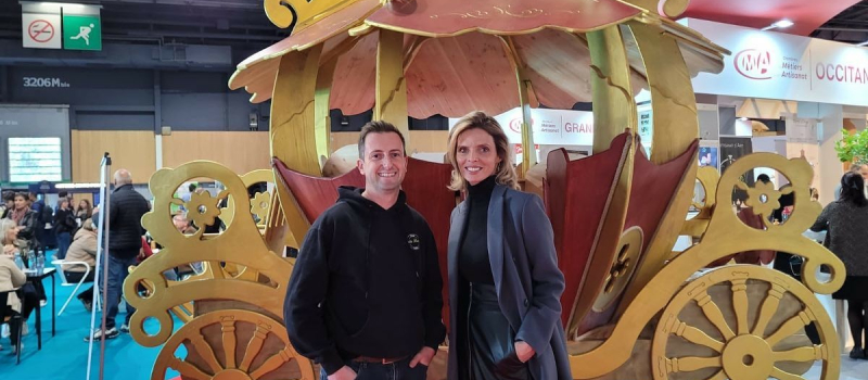 De retour du Salon Made in France à Paris, Julien Nartet de Jardin Boheme sur DFM 930 mercredi
