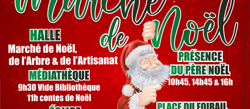 Marché de Noël et fête de l'arbre le dimanche 4 décembre à Saint-Clar