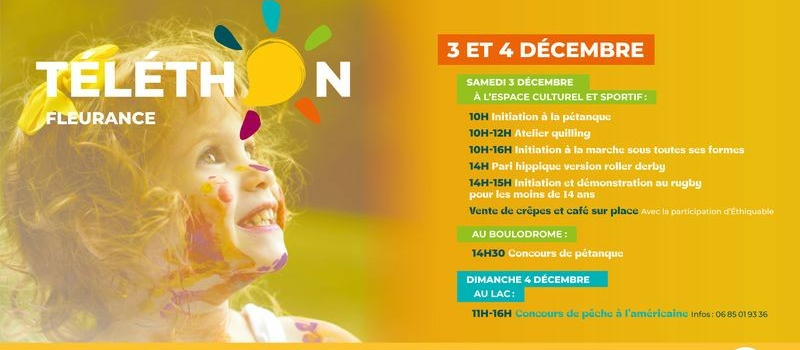 Fleurance: 36ème édition du Téléthon les 3 et 4 décembre