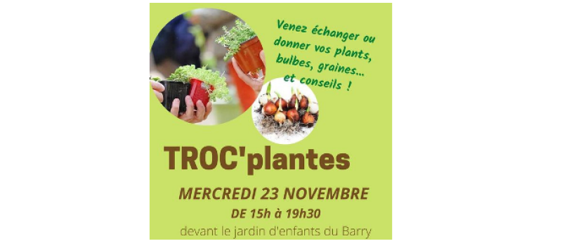 Venez échanger des plants, des bulbes, des graines...ou des conseils avec Vic Accueil et Oasis !