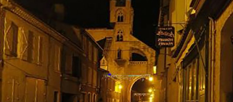 Eclairage nocturne de la ville
