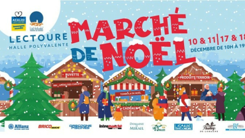 Ce week-end commence le marché de Noël à Lectoure !
