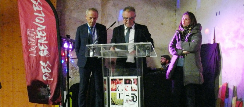 Philippe Dupouy s'adressant aux bénévoles : "Ils ont tout donné pour raviver la flamme gasconne"