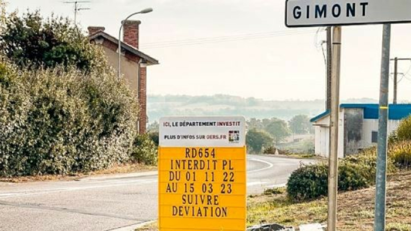 Routes : interdiction de circulation sur la RD511 entre Encausse et Saint-Cricq