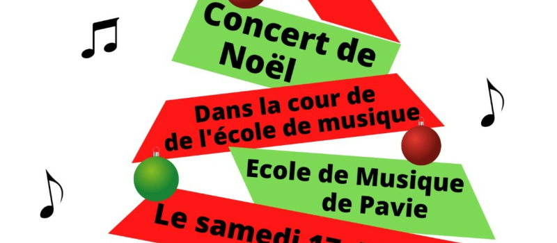 Concert de Noël de l'école de musique de Pavie