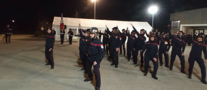 Les sapeurs pompiers "mettent le feu "  à la Sainte Barbe