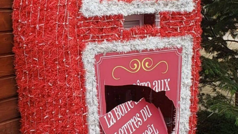 La boîte aux lettres du Père Noël vandalisée