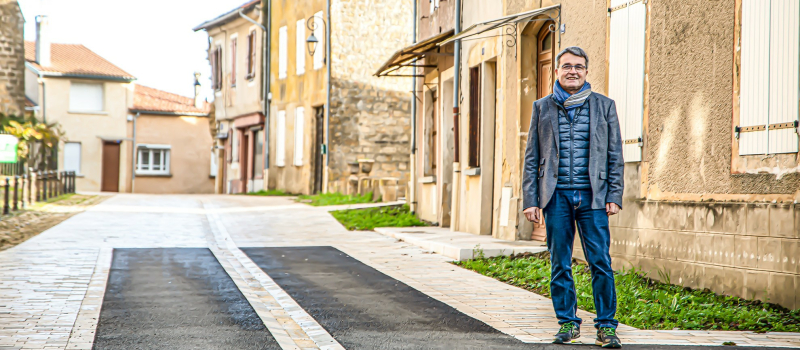 La rue Saint-Saturnin à Aignan: une belle rénovation très attendue