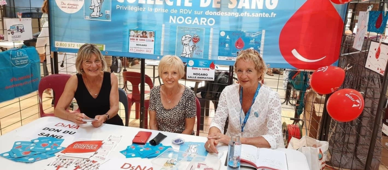 Nouvelle collecte de sang à Nogaro lundi 9 janvier 2023