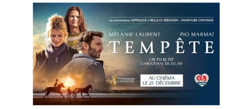 Par le réalisateur de "Jappeloup" et "Belle et Sébastien",  "Tempête", un drame au cinéma mardi soir