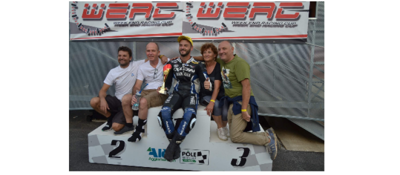 Thomas Wolfarth, coureur moto, sur DFM 930 mercredi