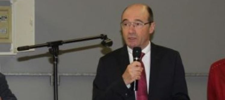 Pascal Mercier lors de son élection.