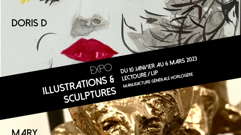 La première exposition de l'année à La Manufacture Coworking& Art ! deux femmes exceptionnelles Doris D et Mary Lamou