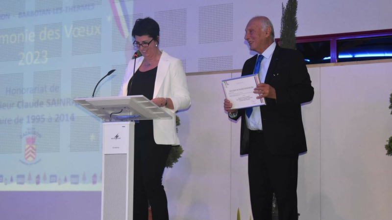 Claude Sainrapt  est maire honoraire