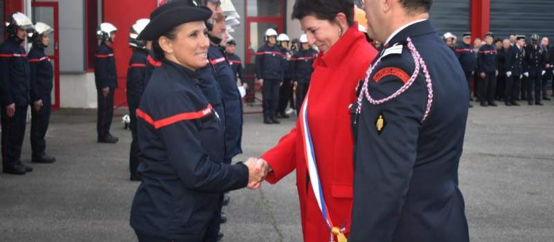 Passation de commandement au Centre de secours