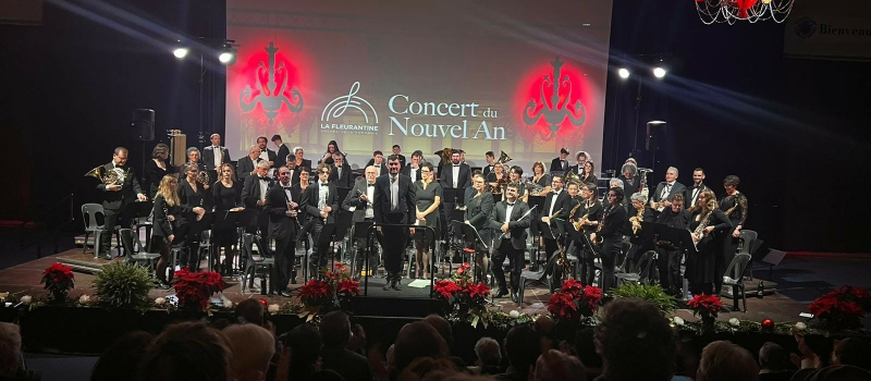 Le concert du Nouvel an de l’Harmonie « la Fleurantine » et « la Lyre Valencienne » a fait le plein d’émotions et d’admiration.