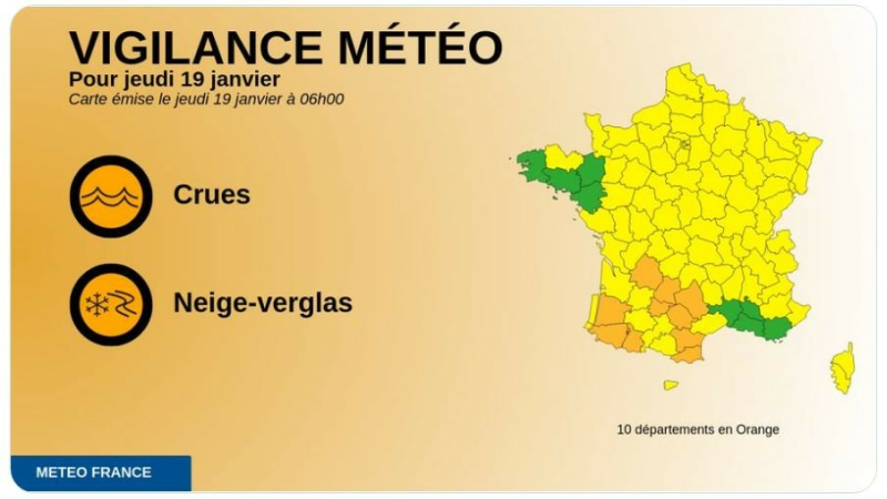 Météo très perturbée dans le Sud Ouest